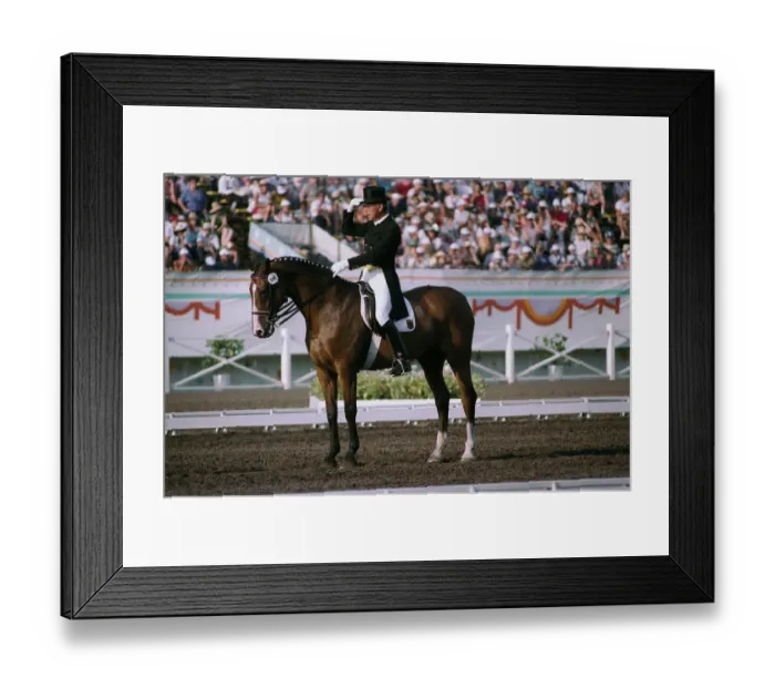 Framed Print : 1984 Summer Olympics - Individual Dressage Framed Print : 1984 Summer Olympics - Individual Dressage