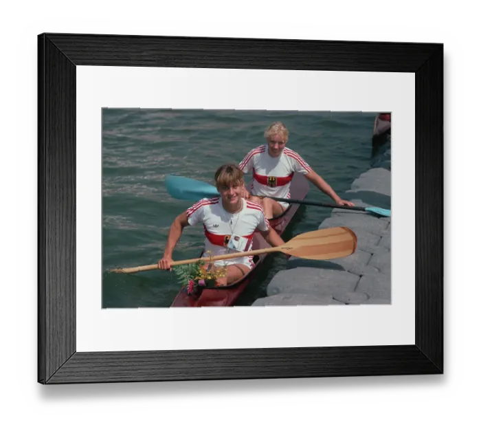 Framed Print : 1984 Summer Olympics - Kayaking - Women's K-2 500 Metres Framed Print : 1984 Summer Olympics - Kayaking - Women's K-2 500 Metres
