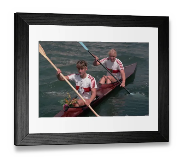Framed Print : 1984 Summer Olympics - Kayaking - Women's K-2 500 Metres Framed Print : 1984 Summer Olympics - Kayaking - Women's K-2 500 Metres