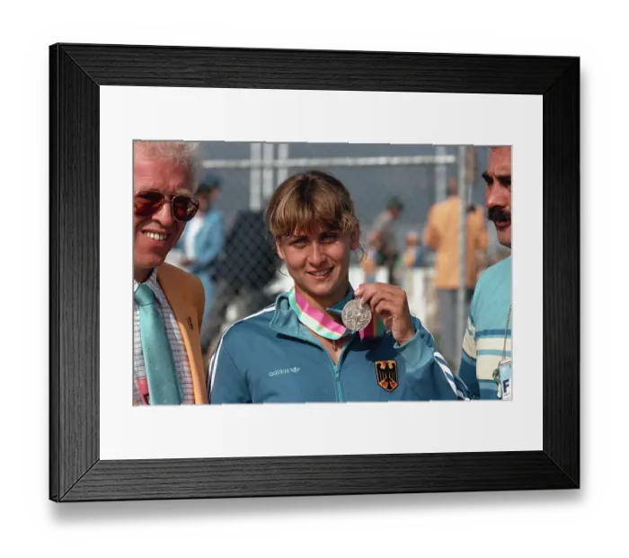 Framed Print : 1984 Summer Olympics - Kayaking - Women's K-1 500 Metres Framed Print : 1984 Summer Olympics - Kayaking - Women's K-1 500 Metres