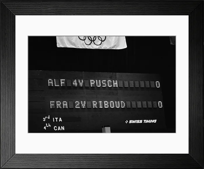 Framed Print : 1984 Summer Olympics - Fencing Framed Print : 1984 Summer Olympics - Fencing