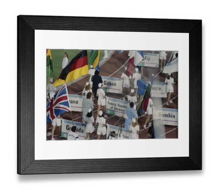 Framed Print : 1984 Summer Olympics - Opening Ceremony Framed Print : 1984 Summer Olympics - Opening Ceremony