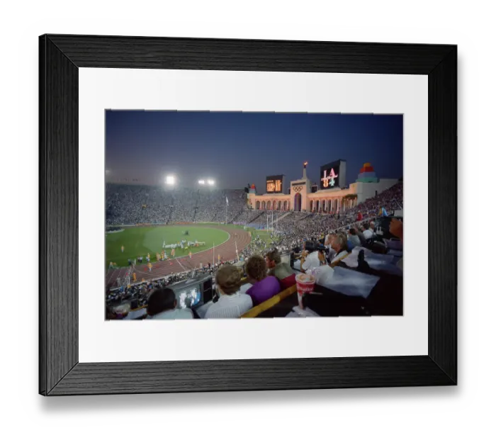 Framed Print : 1984 Summer Olympics - Los Angeles Memorial Coliseum Framed Print : 1984 Summer Olympics - Los Angeles Memorial Coliseum