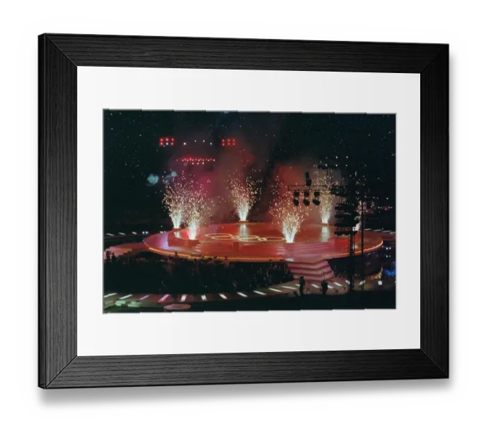 Framed Print : 1984 Summer Olympics - Closing Ceremony Framed Print : 1984 Summer Olympics - Closing Ceremony