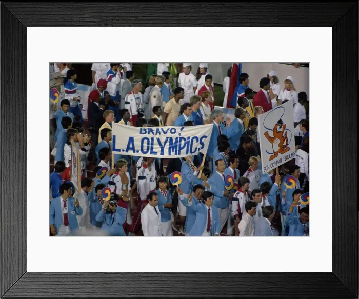 Framed Print : 1984 Summer Olympics - Closing Ceremony Framed Print : 1984 Summer Olympics - Closing Ceremony