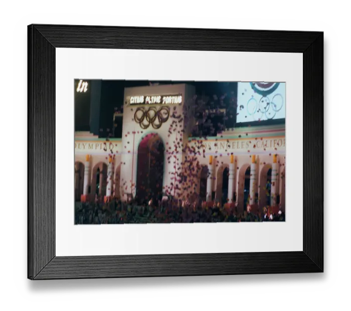 Framed Print : 1984 Summer Olympics - Closing Ceremony Framed Print : 1984 Summer Olympics - Closing Ceremony
