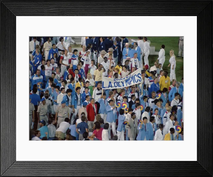 Framed Print : 1984 Summer Olympics - Closing Ceremony Framed Print : 1984 Summer Olympics - Closing Ceremony