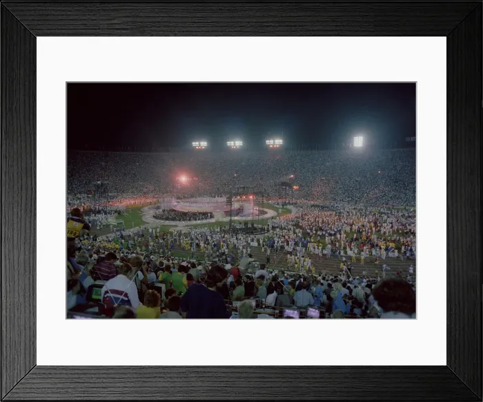 Framed Print : 1984 Summer Olympics - Closing Ceremony Framed Print : 1984 Summer Olympics - Closing Ceremony