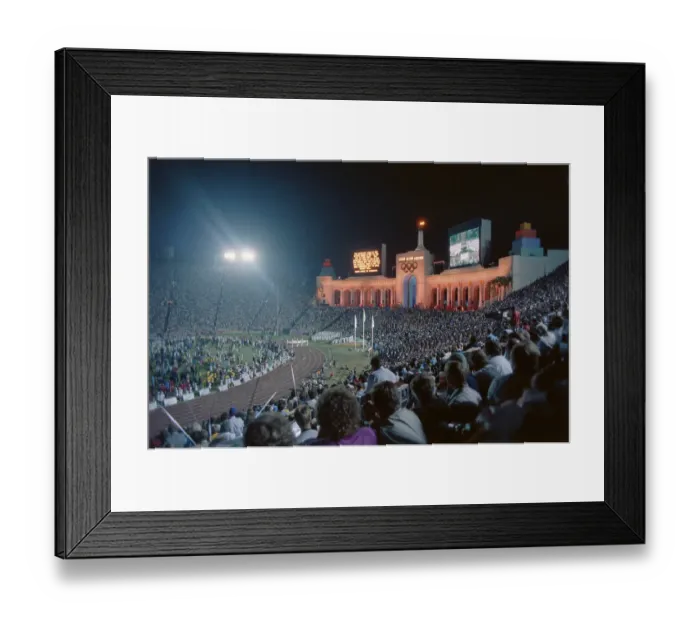 Framed Print : 1984 Summer Olympics - Closing Ceremony Framed Print : 1984 Summer Olympics - Closing Ceremony