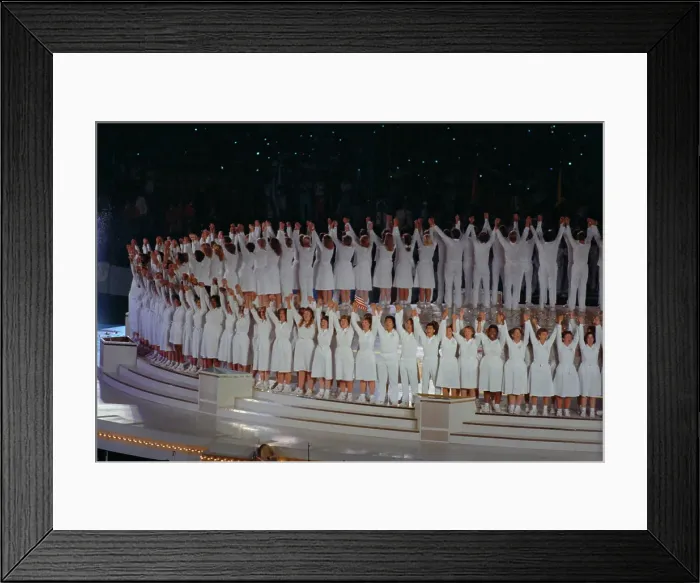 Framed Print : 1984 Summer Olympics - Closing Ceremony Framed Print : 1984 Summer Olympics - Closing Ceremony