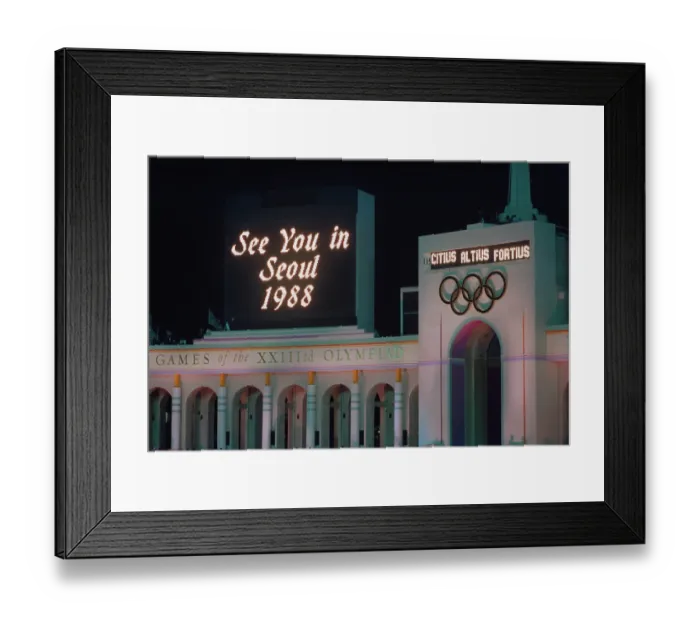 Framed Print : 1984 Summer Olympics - Closing Ceremony Framed Print : 1984 Summer Olympics - Closing Ceremony