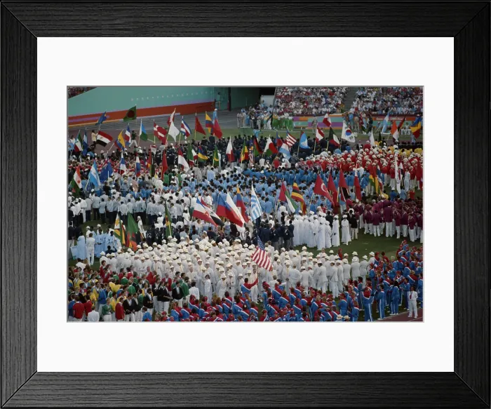 Framed Print : 1984 Summer Olympics - Closing Ceremony Framed Print : 1984 Summer Olympics - Closing Ceremony