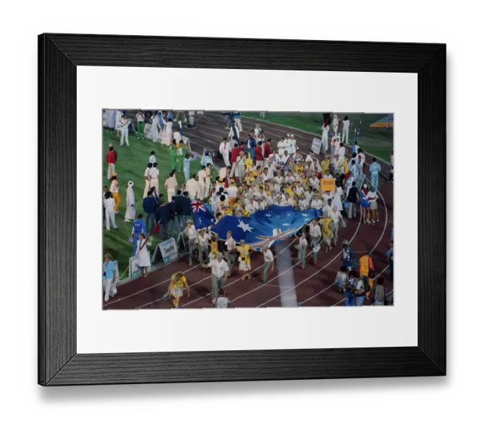 Framed Print : 1984 Summer Olympics - Closing Ceremony Framed Print : 1984 Summer Olympics - Closing Ceremony