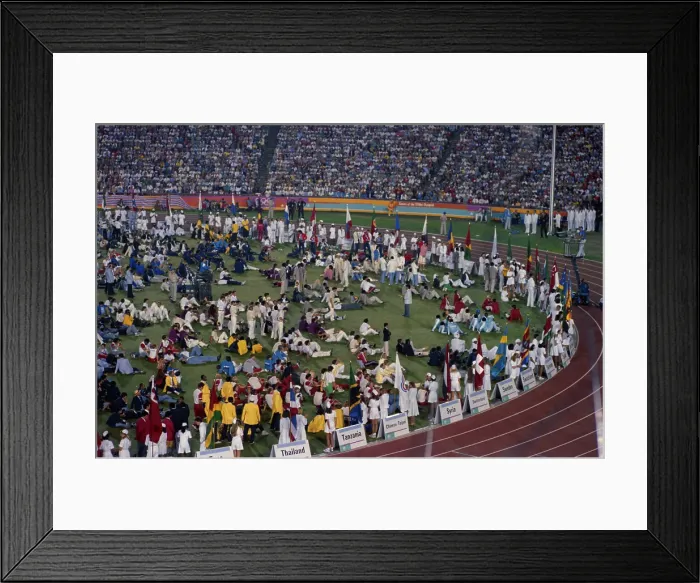 Framed Print : 1984 Summer Olympics - Closing Ceremony Framed Print : 1984 Summer Olympics - Closing Ceremony