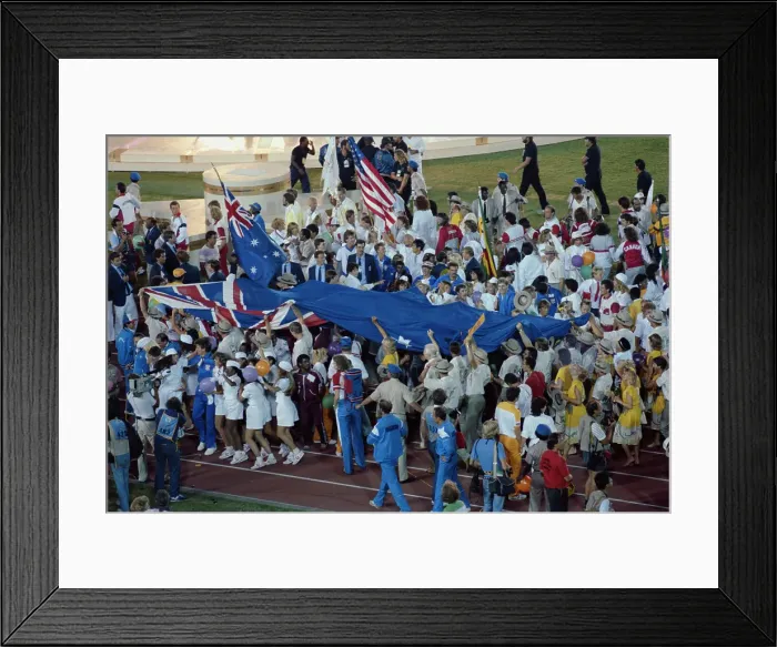 Framed Print : 1984 Summer Olympics - Closing Ceremony Framed Print : 1984 Summer Olympics - Closing Ceremony