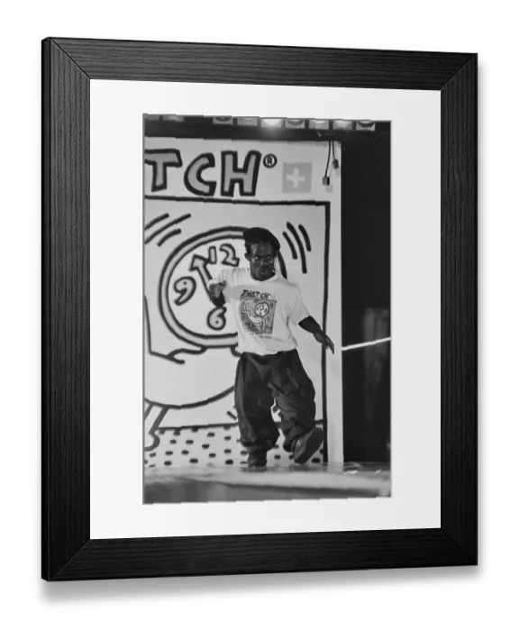 Framed Print : Bushwick Bill at the Swatch World Breakdance Championship Framed Print : Bushwick Bill at the Swatch World Breakdance Championship