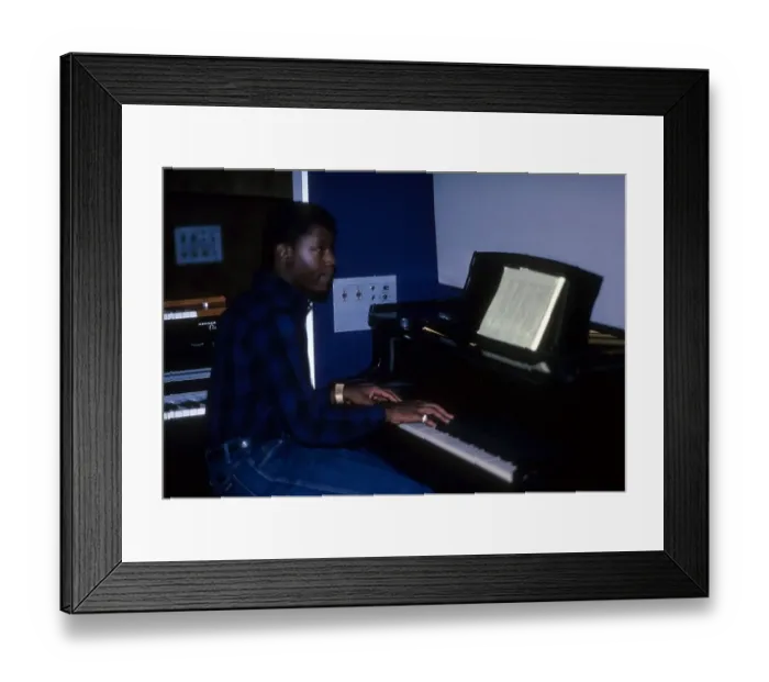 Framed Print : Johnny Gill Portrait Session Framed Print : Johnny Gill Portrait Session