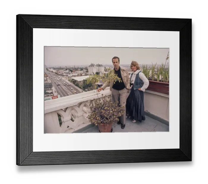 Framed Print : Maximillian & Maria Schell Framed Print : Maximillian & Maria Schell