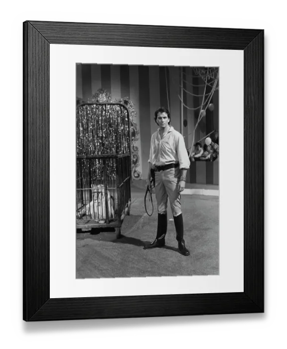 Framed Print : Lee Godart, American Actor Framed Print : Lee Godart, American Actor