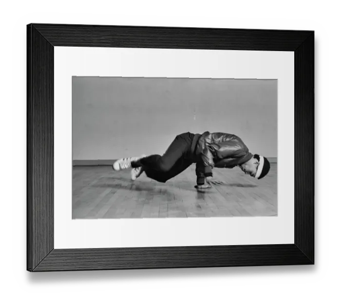 Framed Print : Breaking Moves - Float Power Move Framed Print : Breaking Moves - Float Power Move