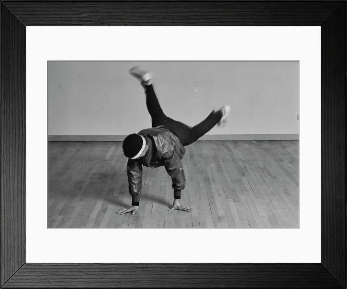 Framed Print : Breaking Moves - Power Move Framed Print : Breaking Moves - Power Move