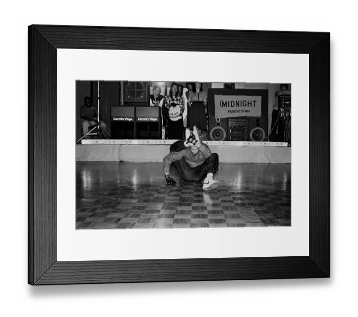 Framed Print : Breakdancing Contest, Buena Park Hotel, Buena Park, California Framed Print : Breakdancing Contest, Buena Park Hotel, Buena Park, California