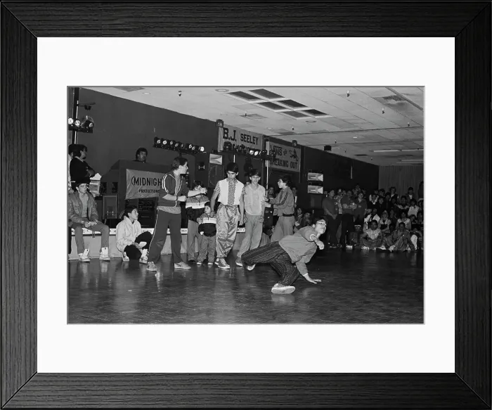 Framed Print : Breakdancing Contest, Buena Park Hotel, Buena Park, California Framed Print : Breakdancing Contest, Buena Park Hotel, Buena Park, California