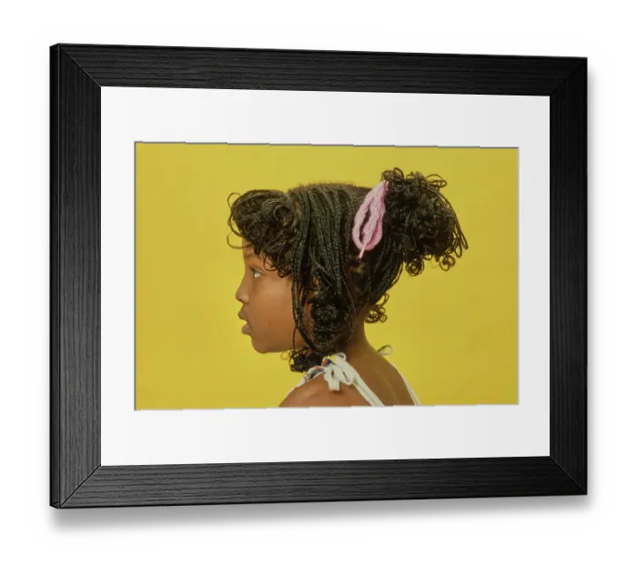 Framed Print : Afro Hair Portrait Session Framed Print : Afro Hair Portrait Session