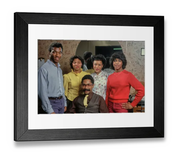 Framed Print : Afro Hair Portrait Session Framed Print : Afro Hair Portrait Session