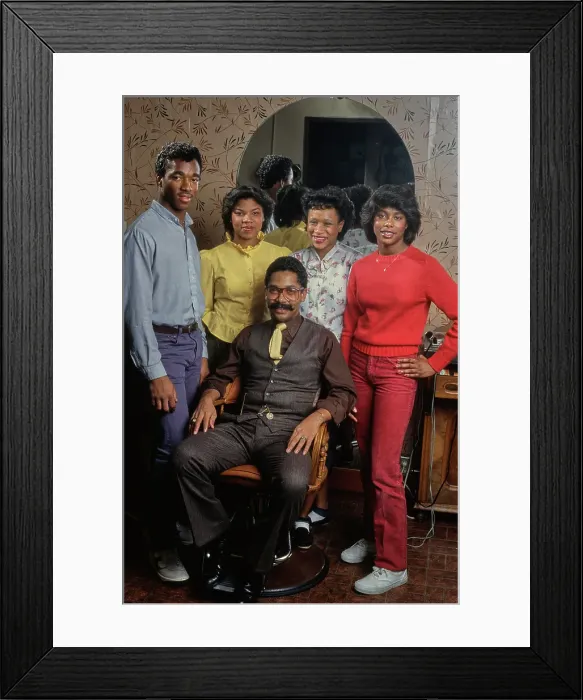 Framed Print : Afro Hair Portrait Session