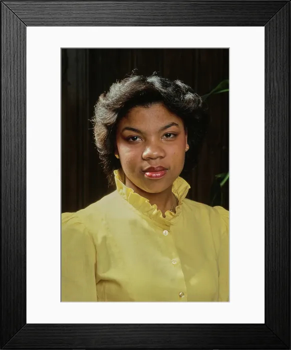 Framed Print : Afro Hair Portrait Session