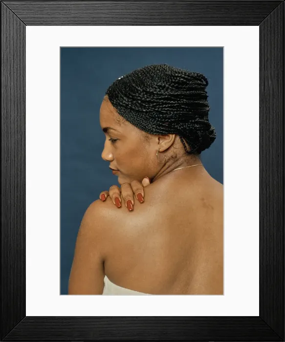 Framed Print : Afro Hair Portrait Session Framed Print : Afro Hair Portrait Session
