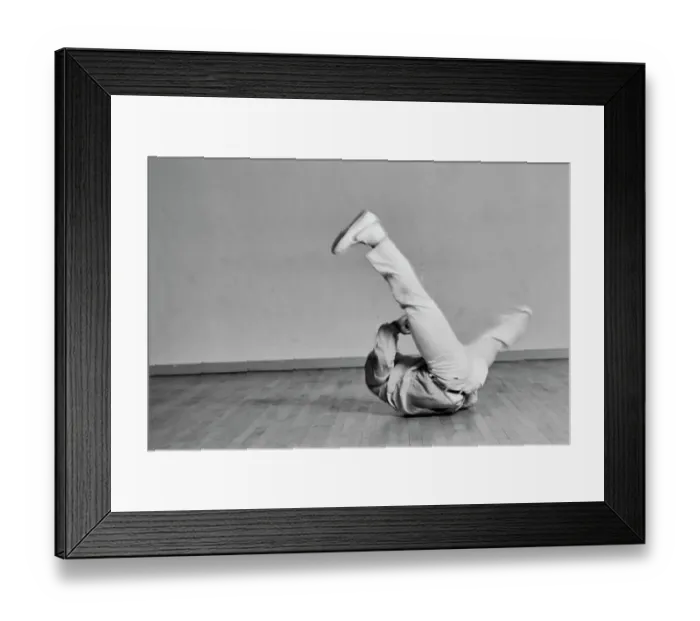 Framed Print : Breaking Moves - Windmill Framed Print : Breaking Moves - Windmill