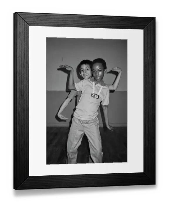 Framed Print : Breakdancing Class Framed Print : Breakdancing Class