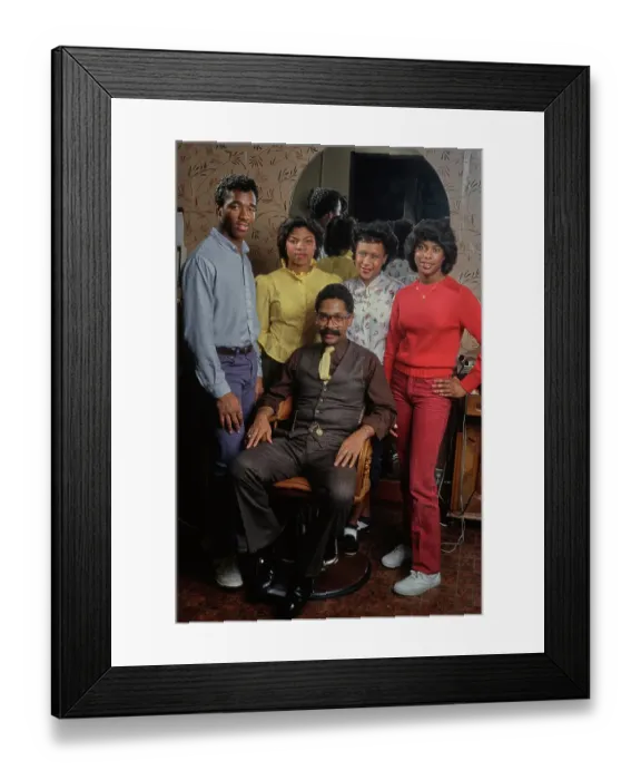 Framed Print : Afro Hair Portrait Session Framed Print : Afro Hair Portrait Session