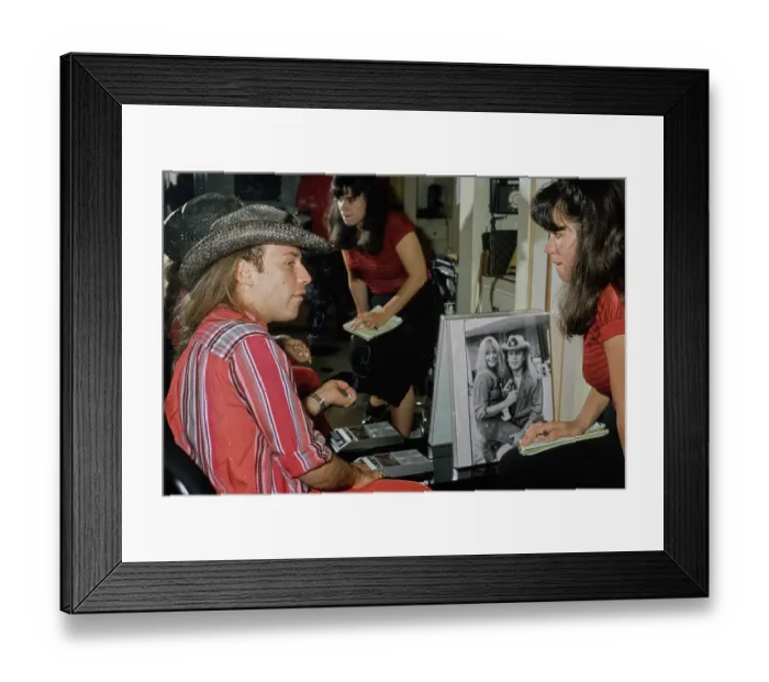Framed Print : José Eber, French Hair Stylist Framed Print : José Eber, French Hair Stylist