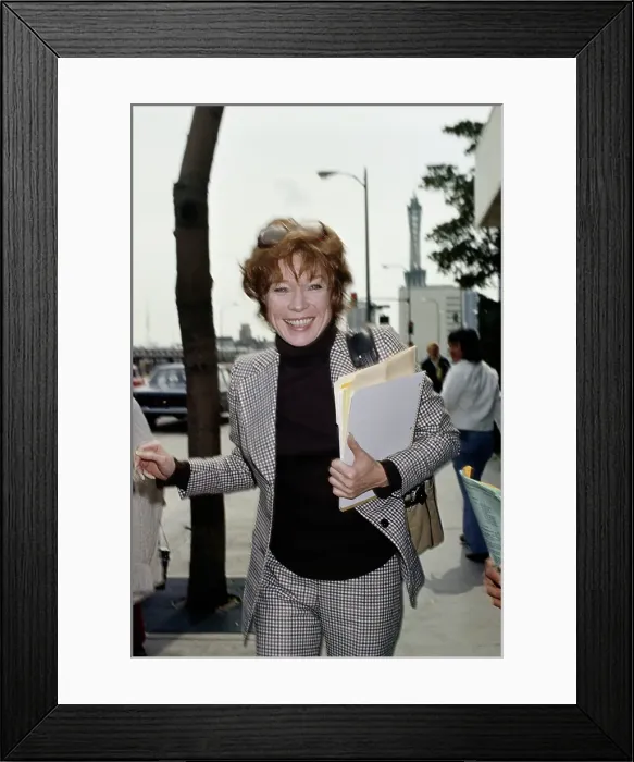 Framed Print : Shirley MacLaine, American Actress Framed Print : Shirley MacLaine, American Actress