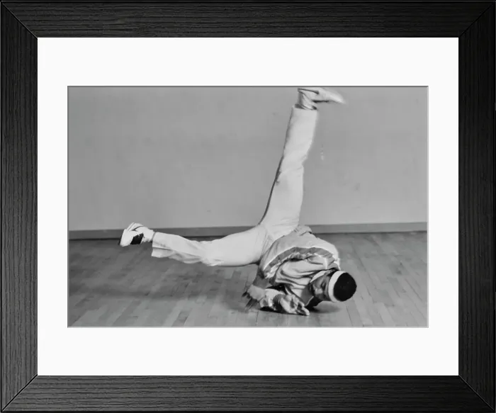 Framed Print : Breaking Moves - Windmill Framed Print : Breaking Moves - Windmill
