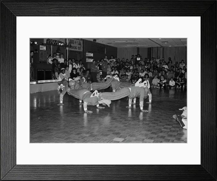 Framed Print : Breakdancing Contest, Buena Park Hotel, Buena Park, California Framed Print : Breakdancing Contest, Buena Park Hotel, Buena Park, California