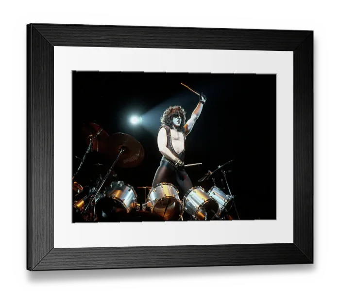 Framed Print : Kiss Performing Framed Print : Kiss Performing