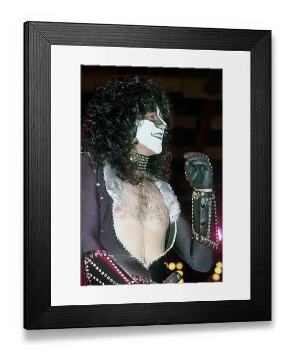 Framed Print : Kiss Performing Framed Print : Kiss Performing