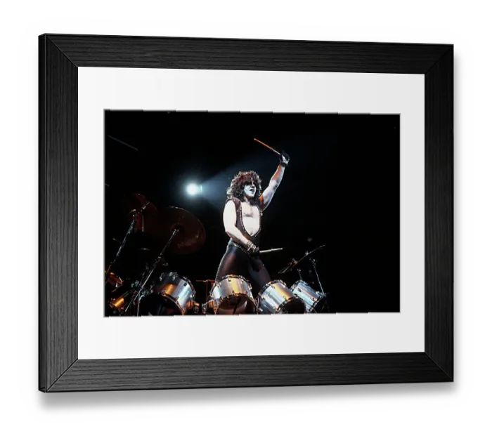 Framed Print : Kiss Performing Framed Print : Kiss Performing