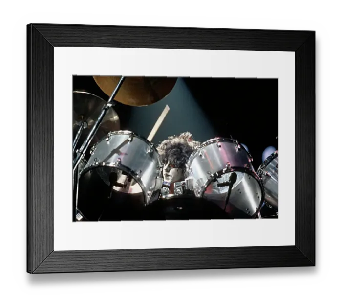 Framed Print : Kiss Performing Framed Print : Kiss Performing