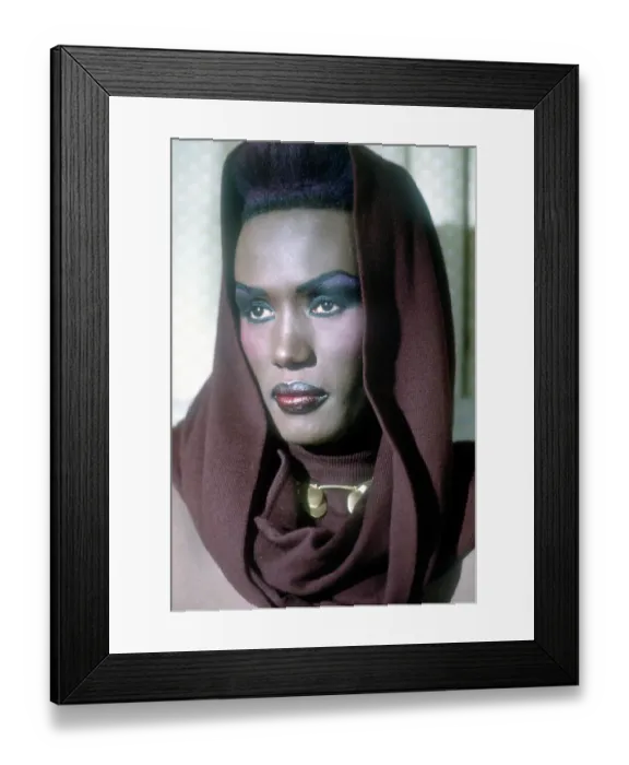 Framed Print : Grace Jones Portrait Session Framed Print : Grace Jones Portrait Session