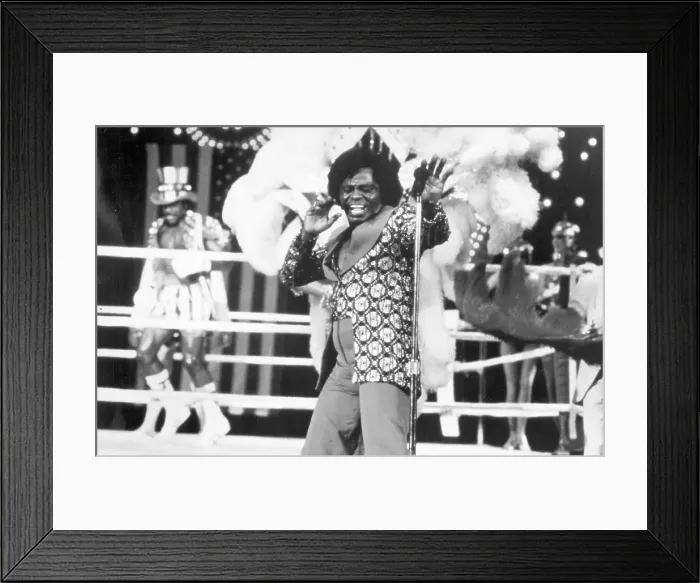Framed Print : James Brown Sings Living In America Framed Print : James Brown Sings Living In America