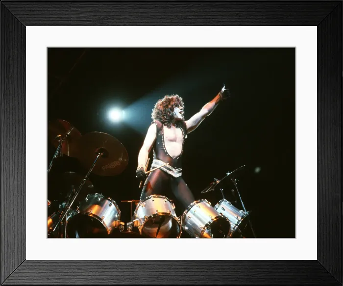 Framed Print : Kiss Performing Framed Print : Kiss Performing