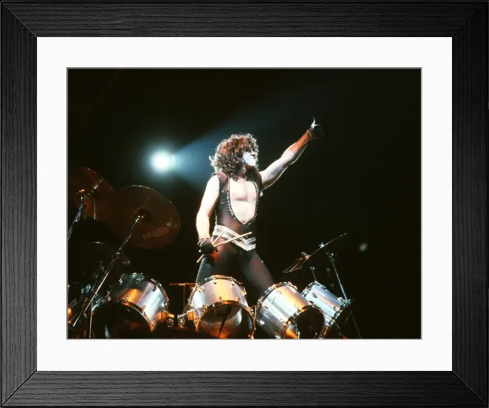 Framed Print : Kiss Performing Framed Print : Kiss Performing
