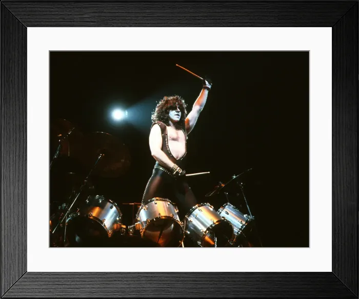 Framed Print : Kiss Performing Framed Print : Kiss Performing