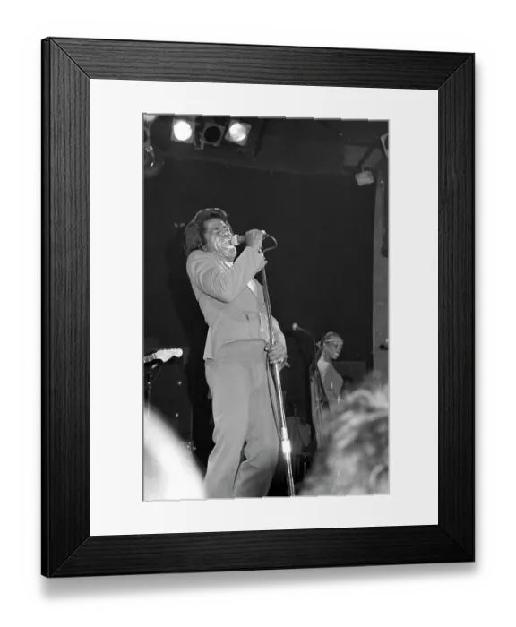 Framed Print : James Brown Performing Framed Print : James Brown Performing