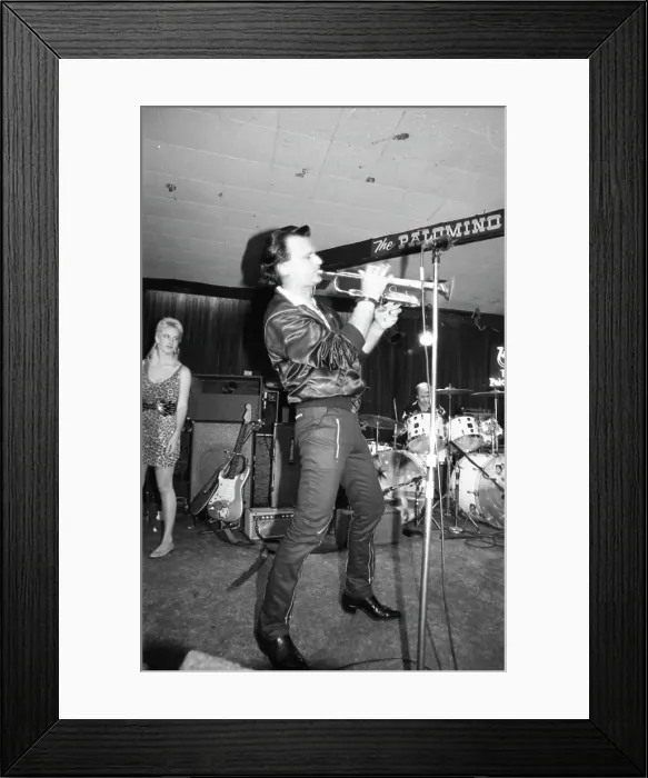 Framed Print : Dick Dale Performing at the Palomino Framed Print : Dick Dale Performing at the Palomino